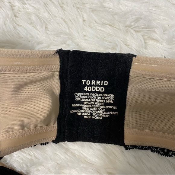 Torrid Strapless Bra SIZE 40DDD - Picture 7 of 8